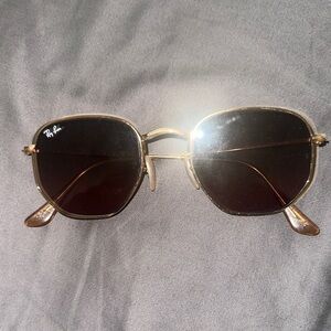 Chic Gold and Brown Sunglasses
